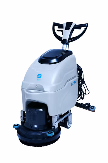 Industrial Walk Behind 18inch Cleaning Equipment Floor Scrubber with Cable for Hotel